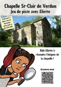 Jeu de piste "Eliette à Saint-Clair de Verdun" - affiche