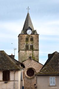 Clocher de l'église de Sauveterre-de-Rouergue