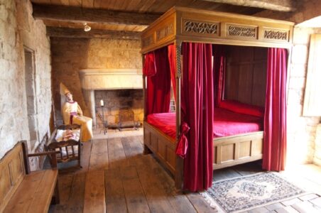 la chambre de la princesse - château de Montaigut