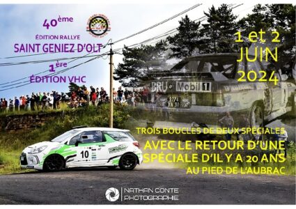 39ème Rallye automobile régional de St Geniez d'Olt